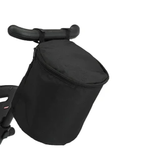 Sac de voyage pour poussette grande capacité cylindrique noir résistant à l’eau fermeture éclair sangles fixation durable design moderne Sac de voyage pour poussette grande capacité cylindrique noir résistant à l’eau fermeture éclair sangles fixation durable design moderne