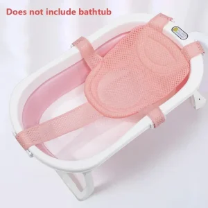 Coussin de baignoire portable bébé support de douche ajustable tapis de siège pliable siège de bain flottant confort et sécurité pour nouveauné Coussin de baignoire portable bébé support de douche ajustable tapis de siège pliable siège de bain flottant confort et sécurité pour nouveauné