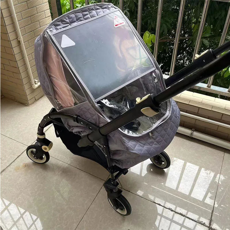 Housse de pluie pour poussette Bugaboo compatible Equation 5 3 6 étanche chaude coupevent design moderne protection extérieure usage quotidien durabilité