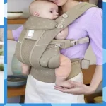 Egobaby portebébé ergonomique kangourou infantile enfant fronde dos face avant sac à dos enveloppe nouveauné sac 036 mois  Breze green