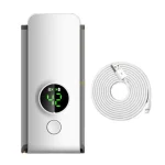 Chauffebiberon portable alimentation bébé origine CN sans fil design moderne matériau plastique silicone LCD écran vert USB recharge fonctionnalités essentielles usage quotidien parents voyage