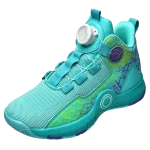 Chaussures de basketball enfants confortables design sportif moderne 2024 ice blue performance jeunes athlètes baskets légères innovation lacets rapide