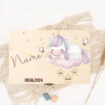 Boîte à mémoire bébé personnalisée idée cadeau naissance baptême nom gravé design bois enfant souvenirs personnalisés
