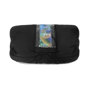 Support téléphone pour poussette d&rsquo;hiver imperméable coupevent avec poche téléphone sans poche téléphone sécurité usage matériau Oxford flanelle design moderne durable facile entretien