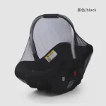 Siège auto bébé housse pluie EVA filet moustique antipoussière transparent sécurité compact