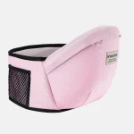 Portebébé respirant en matériau souple maintien avant du nouveauné tabouret de taille sangle sac kangourou pour bébé  Rose