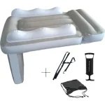 Matelas gonflable camping voyage portable tapis arrière voiture bébé matelas d&rsquo;avion pliable confortable et sécurisé pour bébés enfants