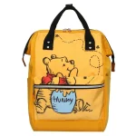 Sac à dos Winnie l&rsquo;Ourson Disney pour maman et bébé grande capacité style enfantin polyester durable idéal pour l&rsquo;école et les sorties