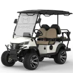 Voiture Buggy de Golf 4 roues motrices chariot électrique pour bébé 多座位可定制 batterie au plomb ou lithium écran tactile多媒体播放器 sécurité bébé