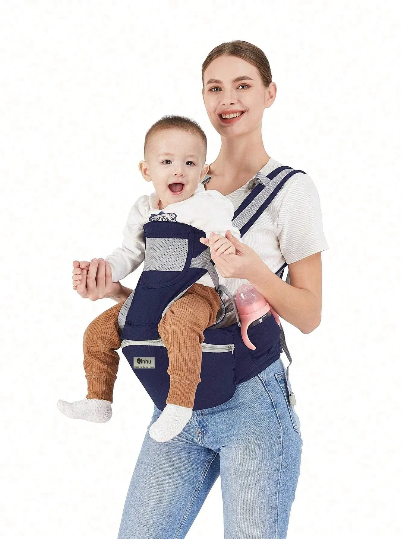 Portebébé ergonomique réglable siège de hanche portable et multifonctionnel adapté aux voyages loisirs et usage quotidien pour bébé