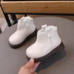 Bottines automnehiver pour enfants 36 ans cuir synthétique fermeture éclair design moderne confortable style élégant usage quotidien