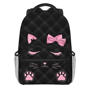 Sacs à dos chat mignon pour garçon et fille sac à dos d’école 3D dessin animé cadeau idéal pour enfants Sacs à dos chat mignon pour garçon et fille sac à dos d’école 3D dessin animé cadeau idéal pour enfants