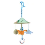 Mobile bébé dinosaures suspensions peluche tissu berceau poussette cadeau éveil sensoriel jouet nouveauné fille garçon 012 mois