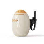 Accessoire bascule poussette bébé portable balançoire automatique sucette sommeil bruit blanc dispositif aide sommeil shaker bébé SR11 beige