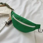 Fanny Pack pour Enfants Bébé Taille Sac à dos Étanche en Canvas rouge Unisexe Pratique et Sécuritaire