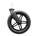 Roue avant ou arrière pour poussette Cybex Melio série 2/3/Carbon/Pro plastique et acier inoxydable noir 17cm accessoire universel