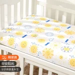 Coussin de berceau en coton 120x60cm pour bébé housse matelas imperméable respirante motifs soleil jaune lavable en machine 06m appoint wisdom