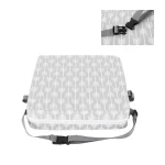 Coussin pliable pour bébé extérieur modern design portable confortable motifs flèches coloris gris usage camping piquenique outings familiales qualité supérieure durable facile maintenance