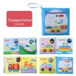 Livre en tissu éducatif pour bébé apprentissage des transports jouet sensoriel doux et sécuritaire 012 mois transport