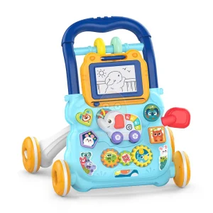Trotteur musical éducatif bébé 03 ans jouet apprentissage marche écran interactif boutons animaux couleurs vives cadeau garçon fille
