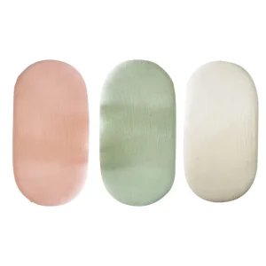 Draps élastiques respirants pour lit bébé doux hypoallergénique entretien facile 100% coton adaptés aux berceuses et lits parcs