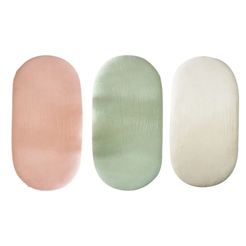 Draps élastiques respirants pour lit bébé doux hypoallergénique entretien facile 100% coton adaptés aux berceuses et lits parcs