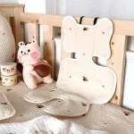 Coussin de siège pour poussette en coton doux respirant bébé nouveauné accessoire confortable et sécurisant