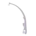 Ouvrebocaux/ouvrebouteilles en plastique blanc ergonomique manche texturée design moderne idéal pour ouvrir couvercles hermétiques accessoire cuisine pratique