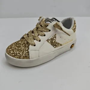 CANDYSTAR baskets enfants filles garçons 46 ans étoiles paillettes dorées chaussures souples antidérapantes mode enfant