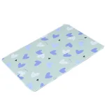 Tapis de jeu en PVC doux motifs cœurs colorés antidérapant facile à nettoyer design moderne idéal pour bébés et enfants Little Love collection